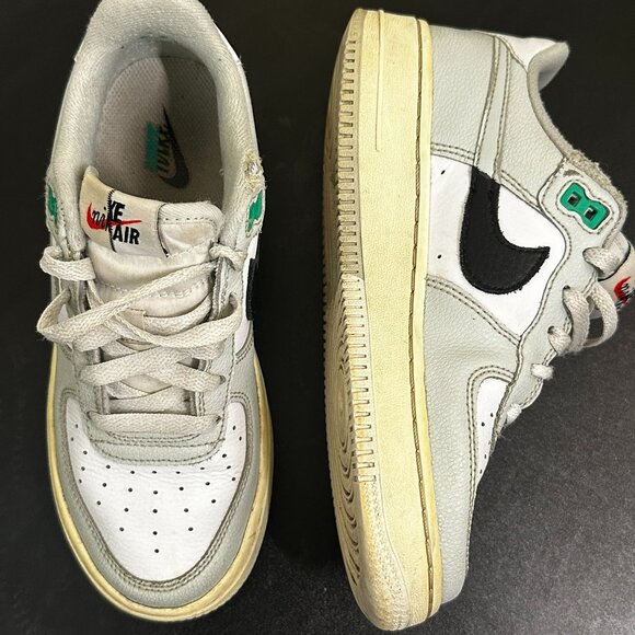 Nike Air Force 1 '07 LV8 ‘Split Light Silver’, Kids 3.5Y - Picture 4 of 13